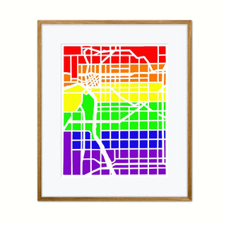 Tulsa Pride Map by Casey Reed Art