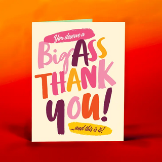 Big Ass Thank You Card